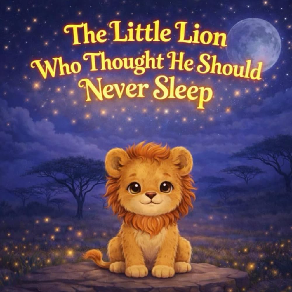 The Little Lion Who Thought He Should Never Sleep: A Calming Bedtime Story About Courage, Deep Breathing, and Falling Asleep (Sleepy Little Animals)