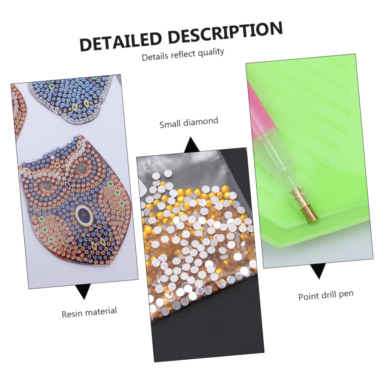 LIFKOME 15pezzi Portachiavi Forma Di Gufo Diamante Diy Pendenti Creativi Per Decorare Borse e Chiavi Attività Manuale Per Regali Unici Per Amanti Arte