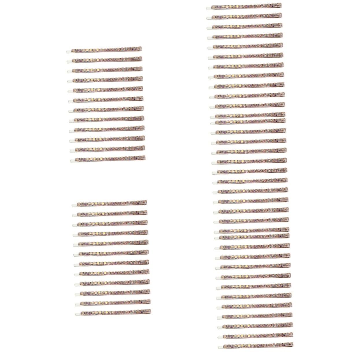DOITOOL 60stücke Glitzer Haarnadeln Mit Strass Für Damen Elegante Haarspangen Für Hochzeiten Partys Und Besondere Anlässe Vintage Haarschmuck Für Verschiedene Frisuren