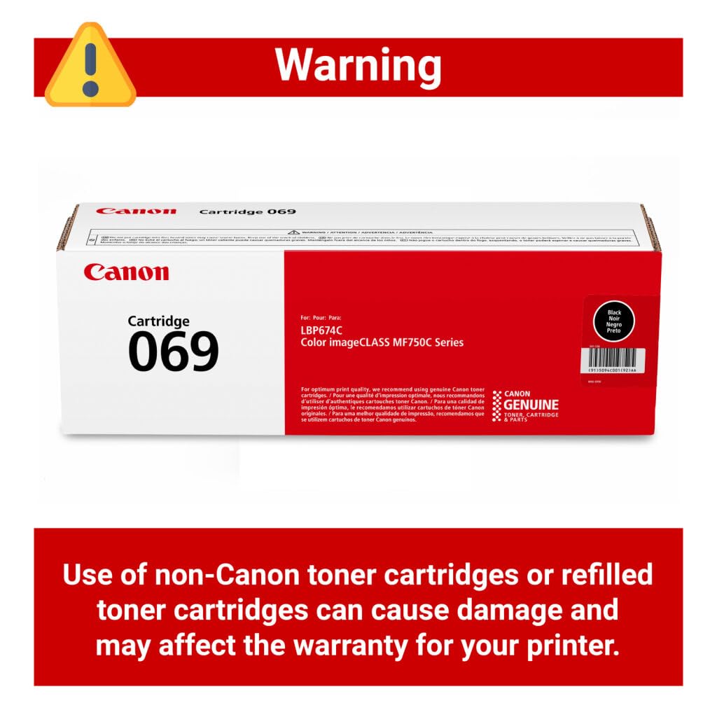 Amazon.com: Canon 069 Toner Cartridge Set – 4 Pack (Black, Cyan