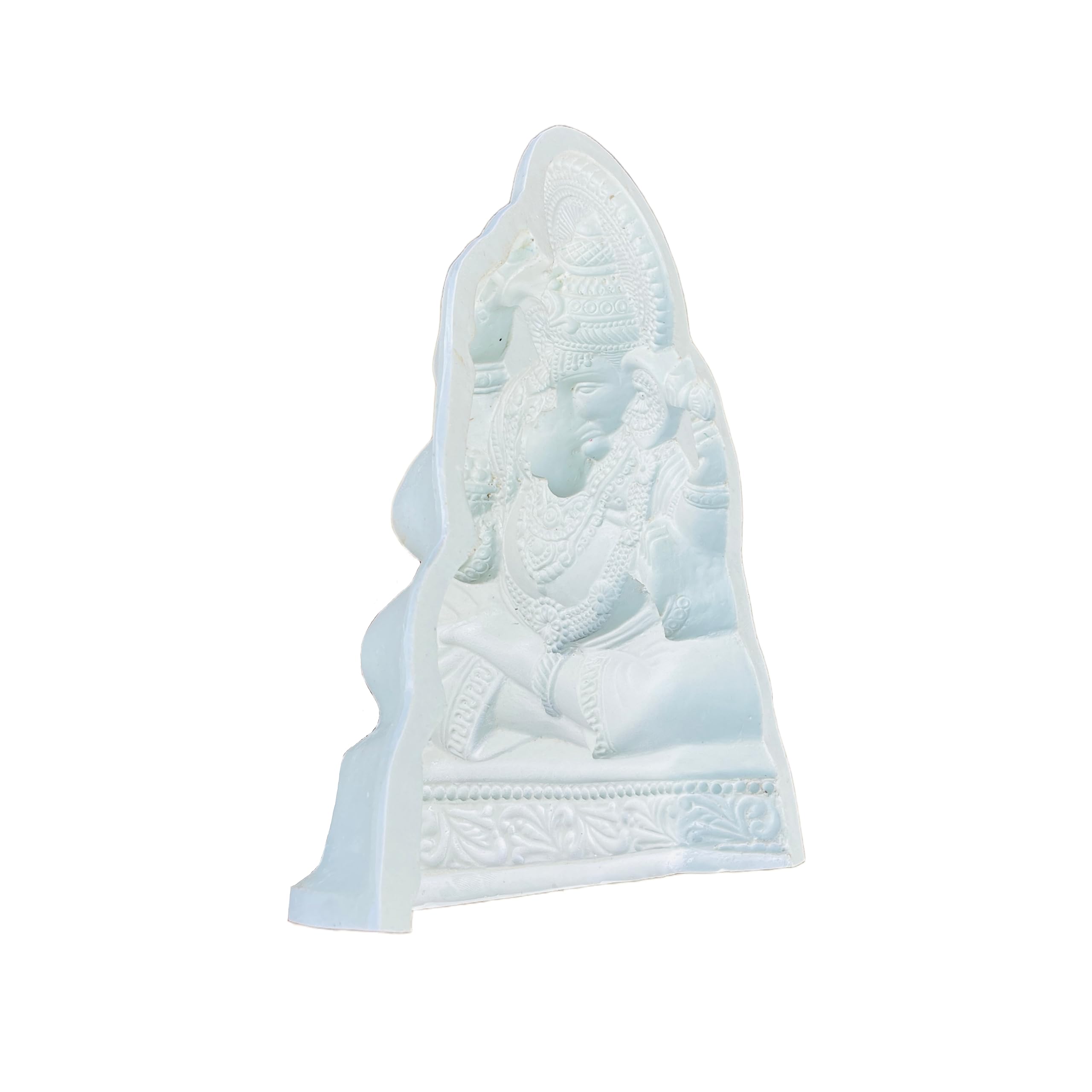 Art sculpture Fiberglass Dagdusheth Ganapati Idol Making Mold/Mould Hight 13 Inch, White - Image 3 thumbnail