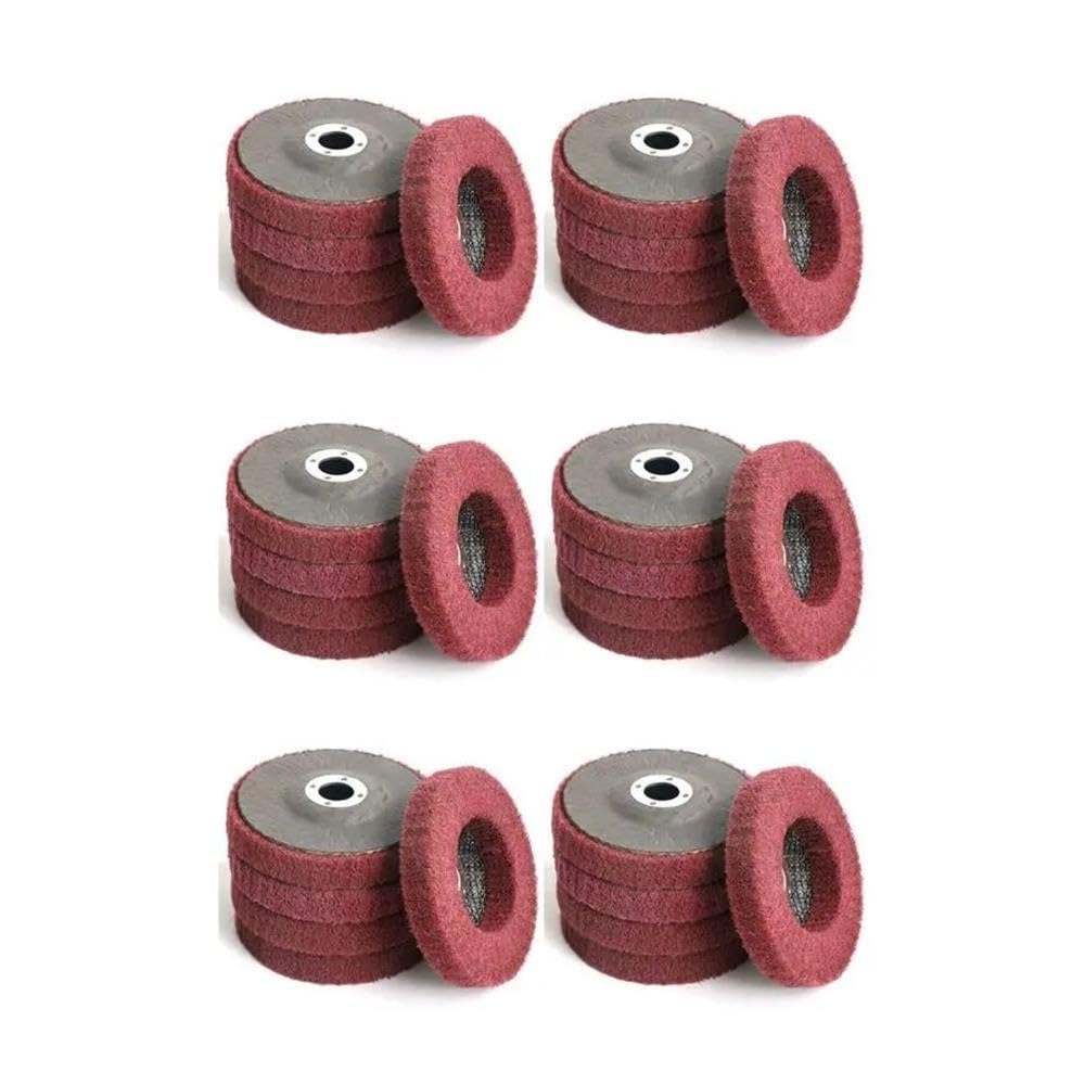 Dischi lamellari nylon 100 mm, foro 17 mm, confezione da 30