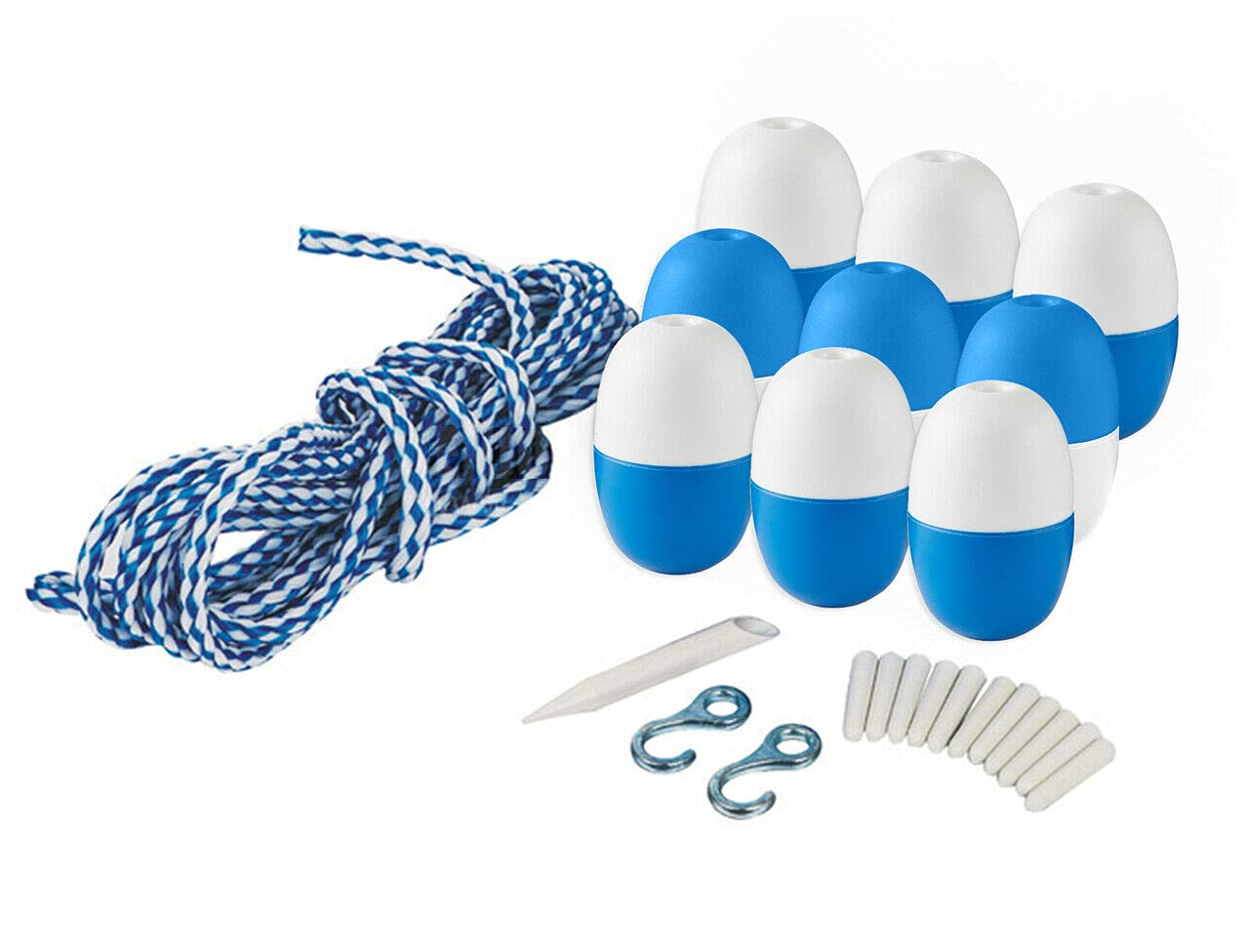 TimmyHouse Swimming Pool Safety Rope & Float Kit (20 FT)
