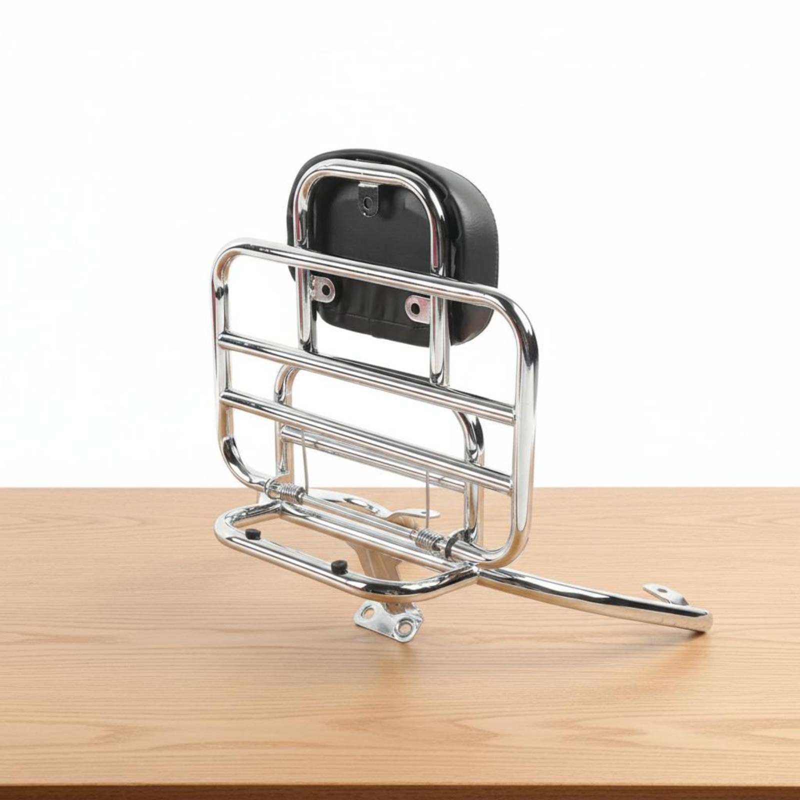 Portapacchi Luggage Rack Posteriore Pieghevole Bagagli Capacità di Carico Aumentata Funzionale E Elegante Metallo