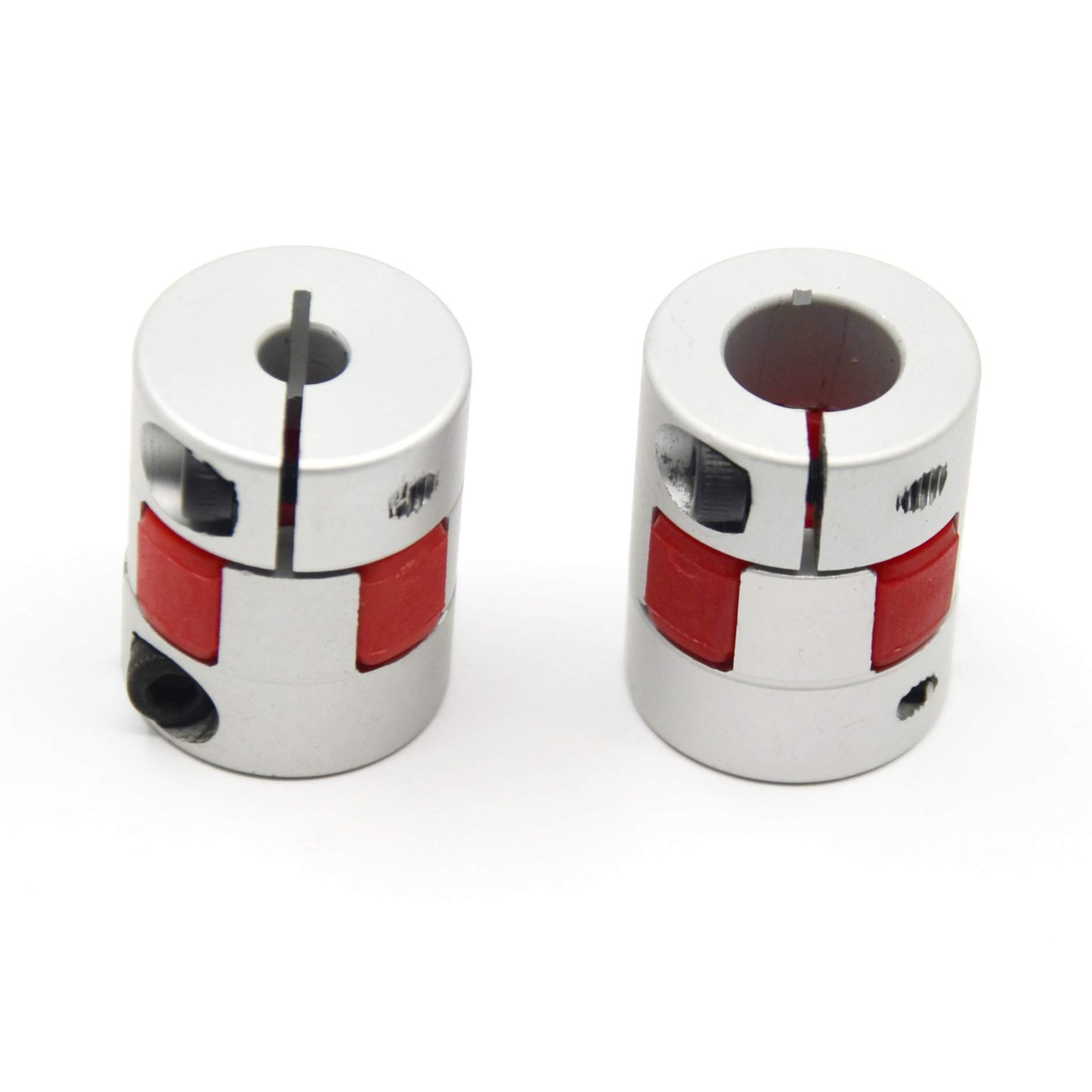 4mm To 8mm Shaft Coupling 25mm Length 18mm Diameter Stepper Motor Coupler Aluminum Alloy Joint Conne