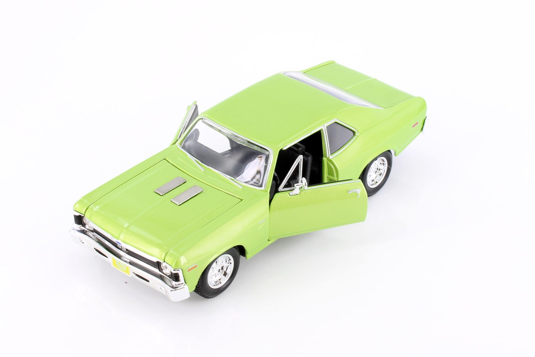 Amazon.com: 1970 Chevy Nova SS Hardtop, Lime Green - Showcasts
