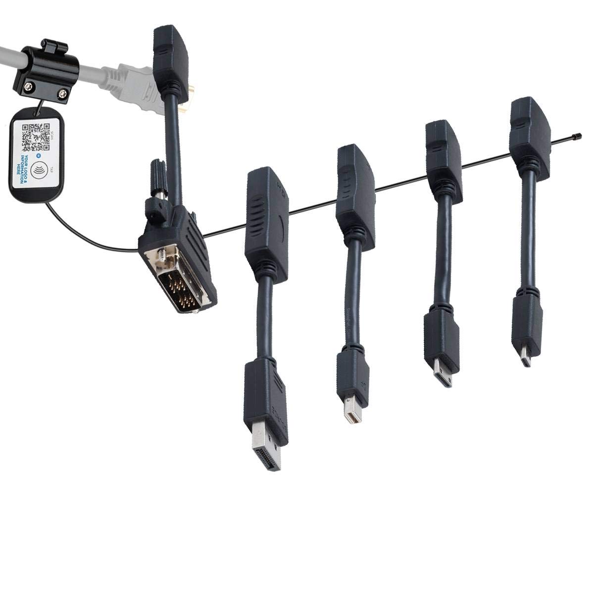 Universal HDMI Adapter Ring Complete Assembly with 5 Cable ADAPTERS DL-ADR