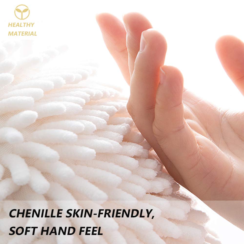 Chenille Handdoeken - Chenille Handdoek Bal | Zachte Absorberende Chenille Handdoeken - Chenille Handdoek Bal | Zachte Absorberende