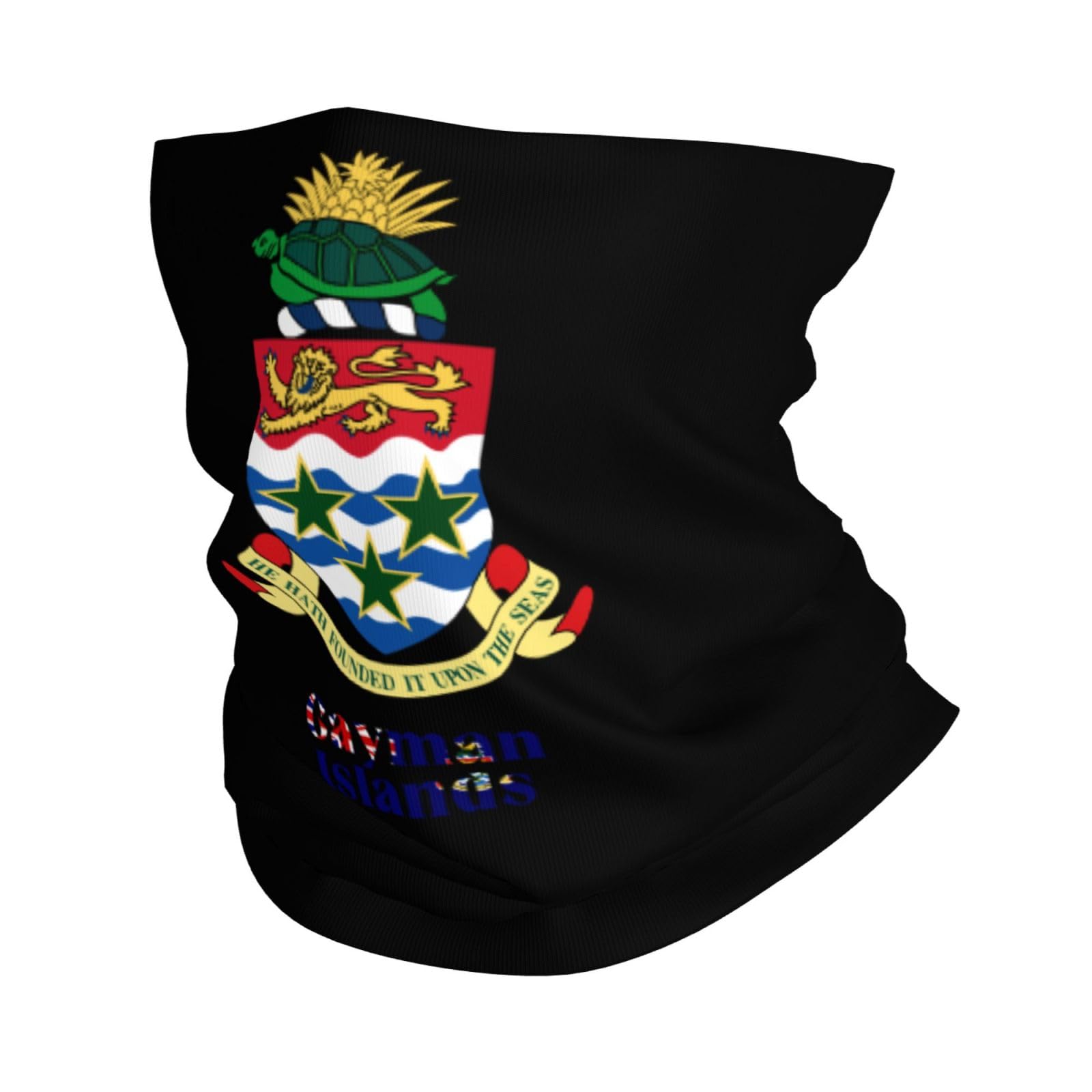 Cayman Islands Cayman Islanders National Emblem Balaclava Bandana Neck Gaiter Face Mask For Men Women Shield Scarf Face Mask Seamless Uv Protection For Motorcycle Cycling Riding Running Headbands