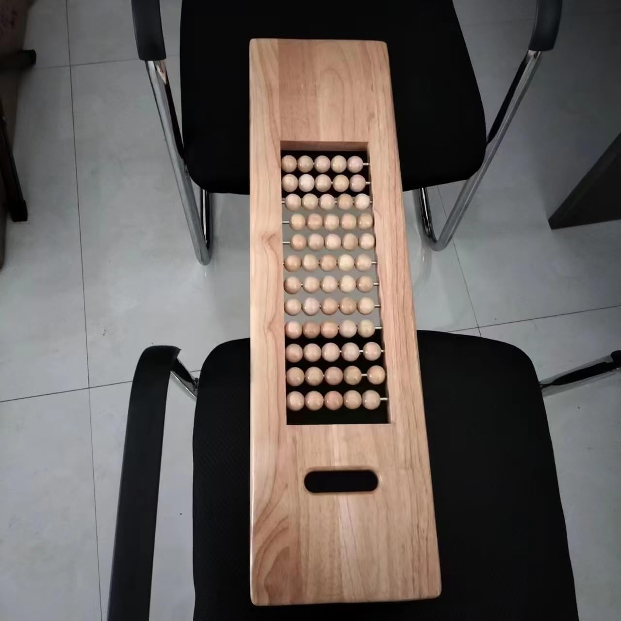 Tavola di trasferimento for pazienti anziani con rotelle, dispositivo di assistenza allo scorrimento con 60 rulli in legno, capacità di carico di 150 kg, ausilio for il trasferimento