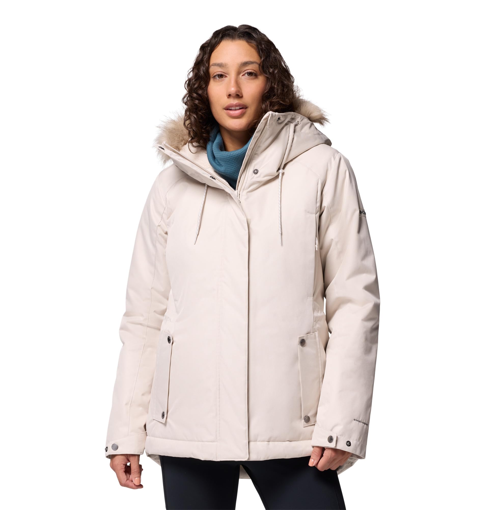 Columbia Women's Suttle Mountain 3 Insulated Jacket, Winter Jacket, Dark Stone, Small