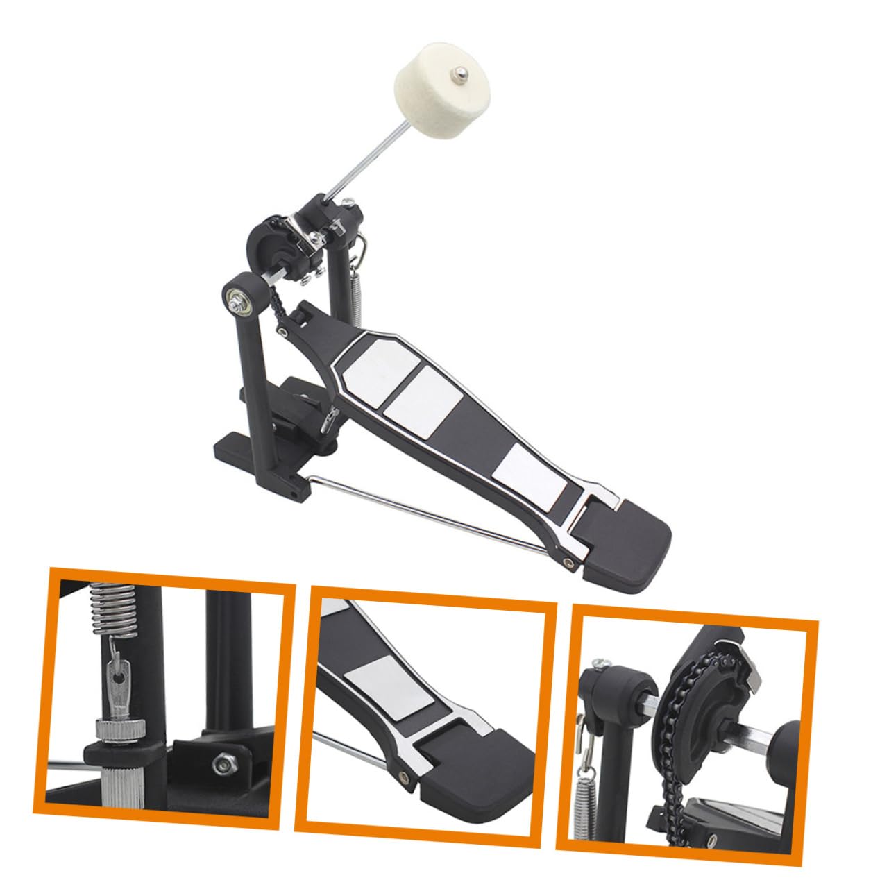 SHOWERORO Per Grancassa Heavy Duty Accessorio Per Batteria Musicisti Jazz e Appassionati Percussioni