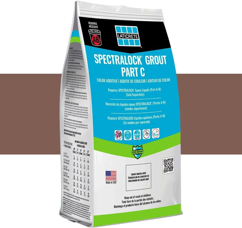 SPECTRALOCK Grout Part C Quarry RED 2LB