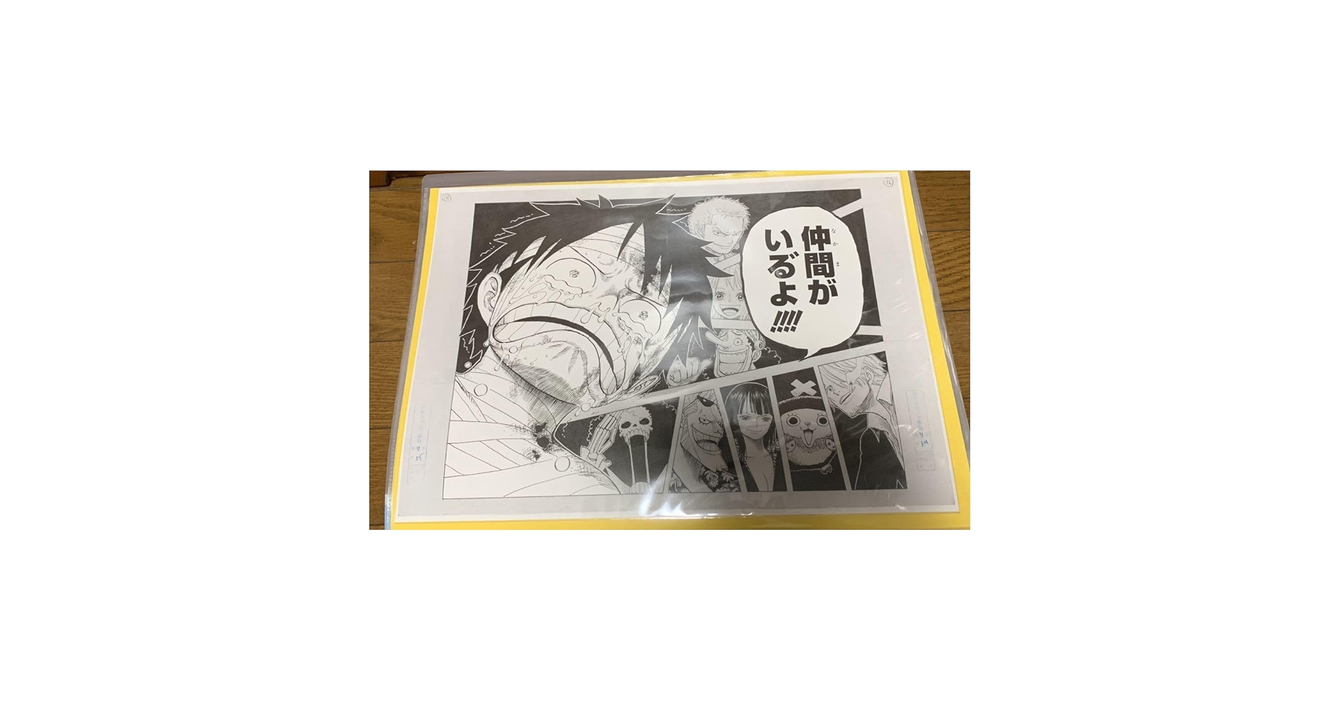 ワンピース 複製原画 Cコース 974話 97巻／COLOR WALK 9／magazine 9 連動プレゼントの複製原画が
