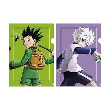 ハンターハンター クリアファイル フジ版アニメ 旧アニ 2点セット ハンターハンター クリアファイル フジ版アニメ 旧アニ 2点