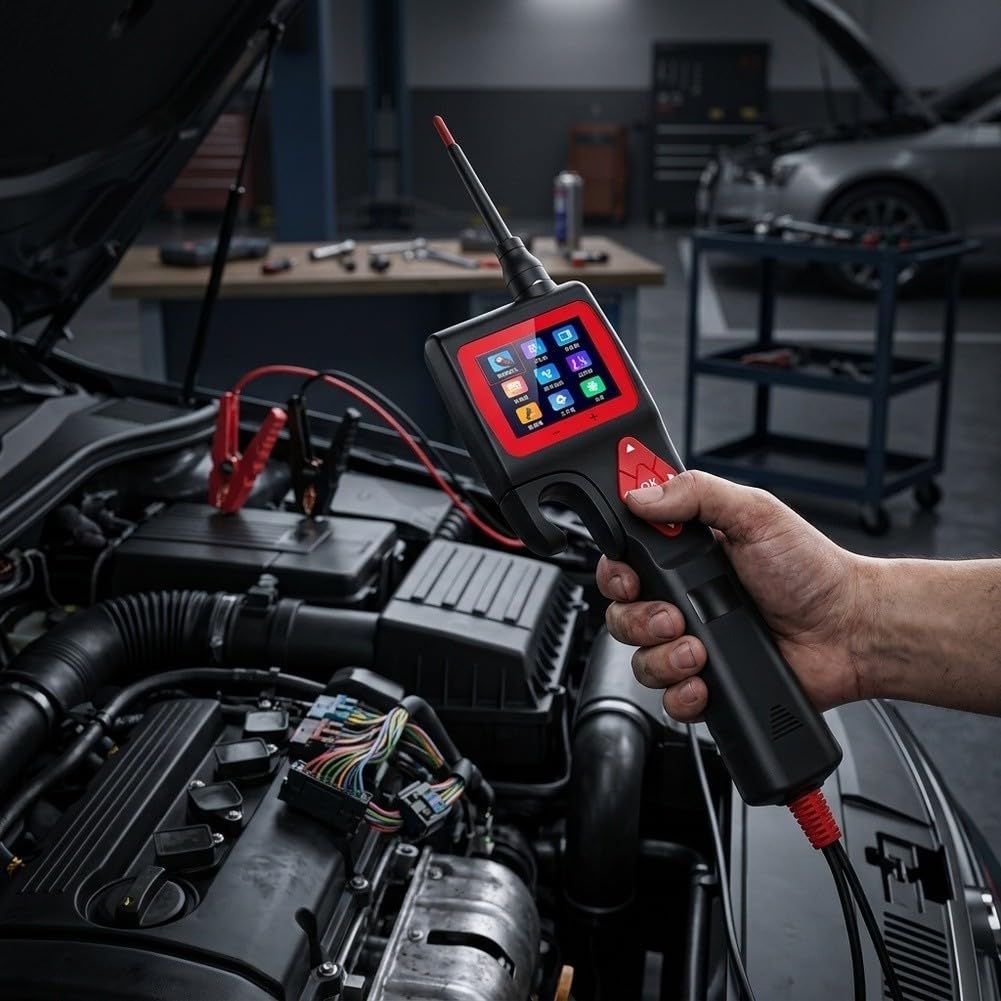 Comprobador de circuitos para coche P200 con pantalla de 2,4 pulgadas