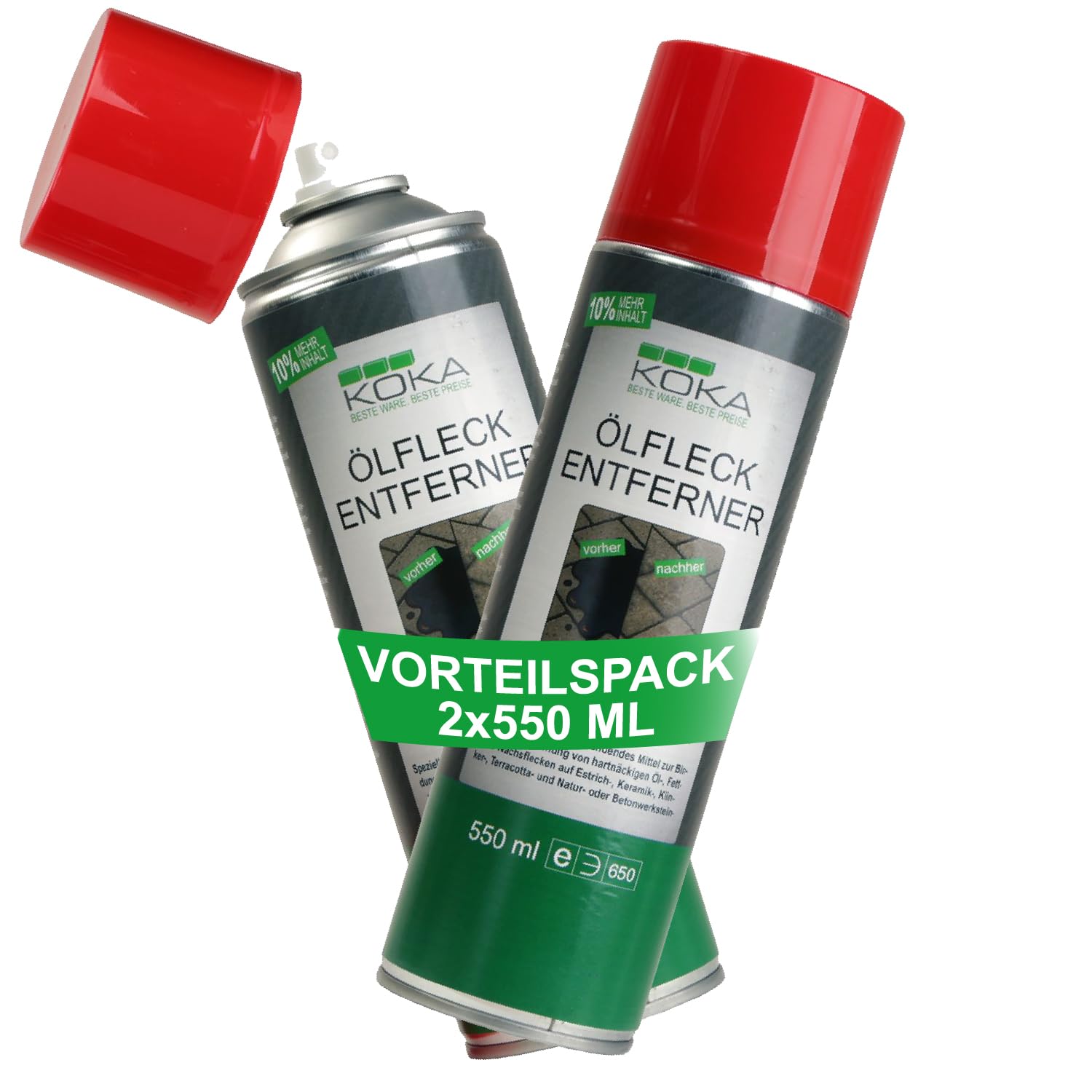 Ölfleck Entferner Spray, 2x 550ml