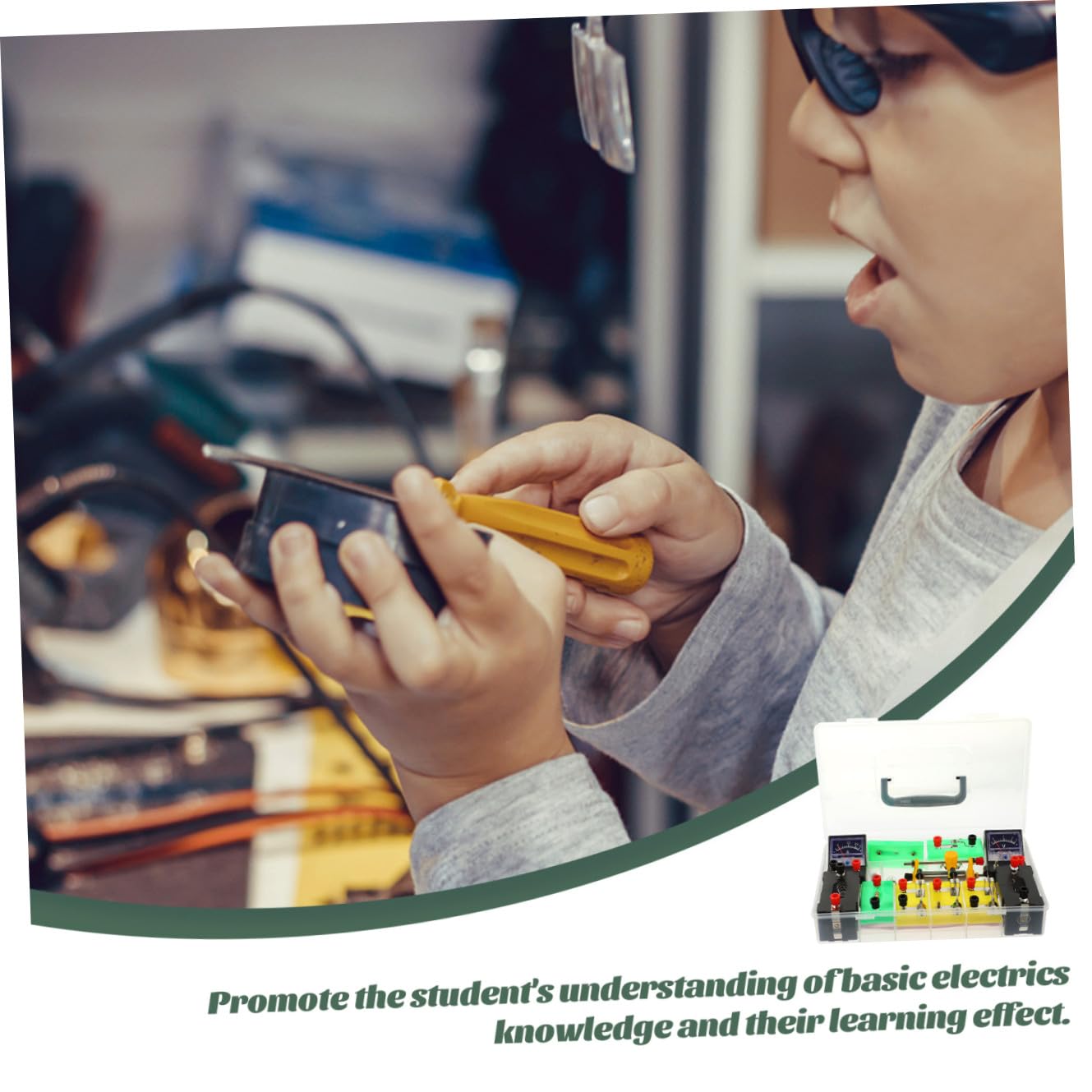 Kit de Aprendizaje de Electricidad Caja Eléctrica para Secundaria