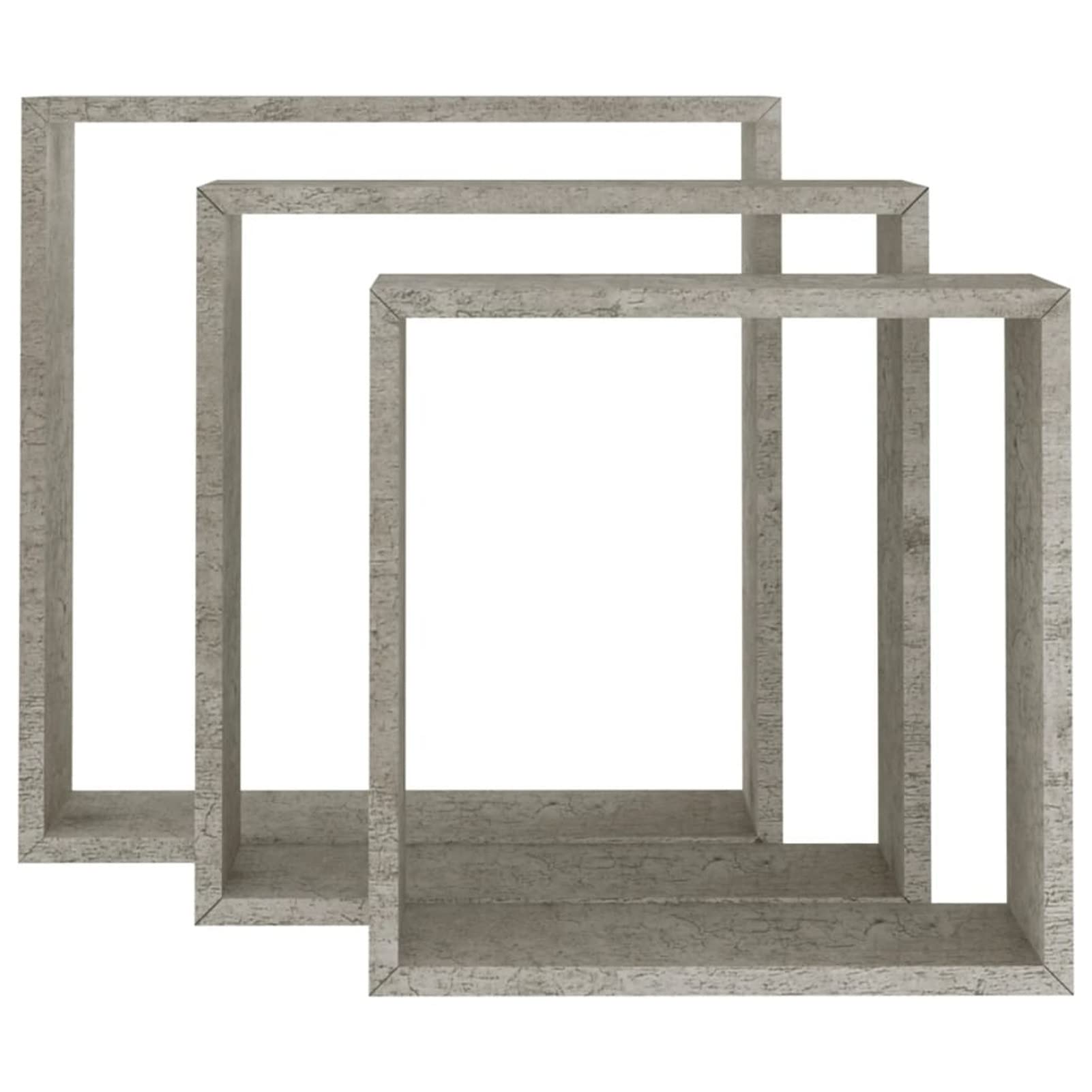 Tidyard Set 3 Mensole da Parete Moderne Design a Cubo in MDF per Libri/Dvd,Mensole da Muro a Cubo,Mensola a Cubo,Mensola da Muro Design,Mensole da Caneretta
