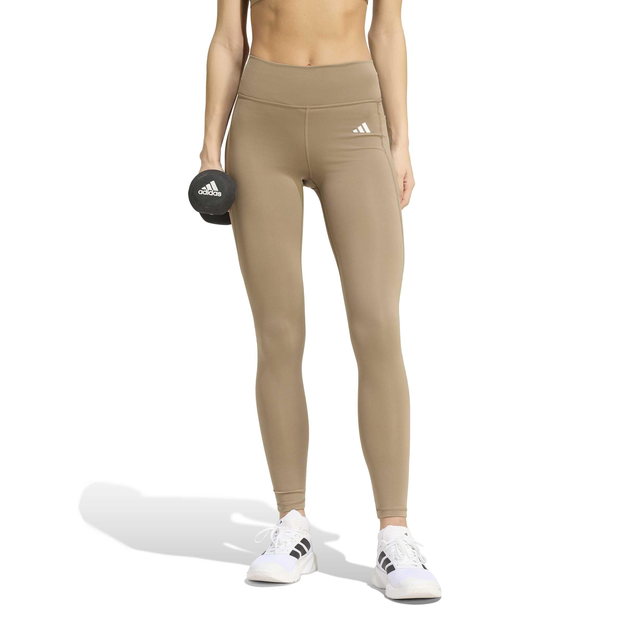 Adidas Donna Optime Essentials Stash Pocket Full Length Leggings