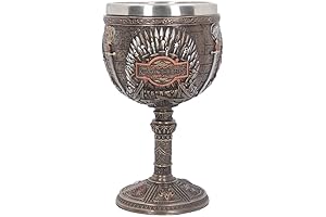 Nemesis Now, Bronze Game Iron Throne Chalice Goblet 17cm, One Size