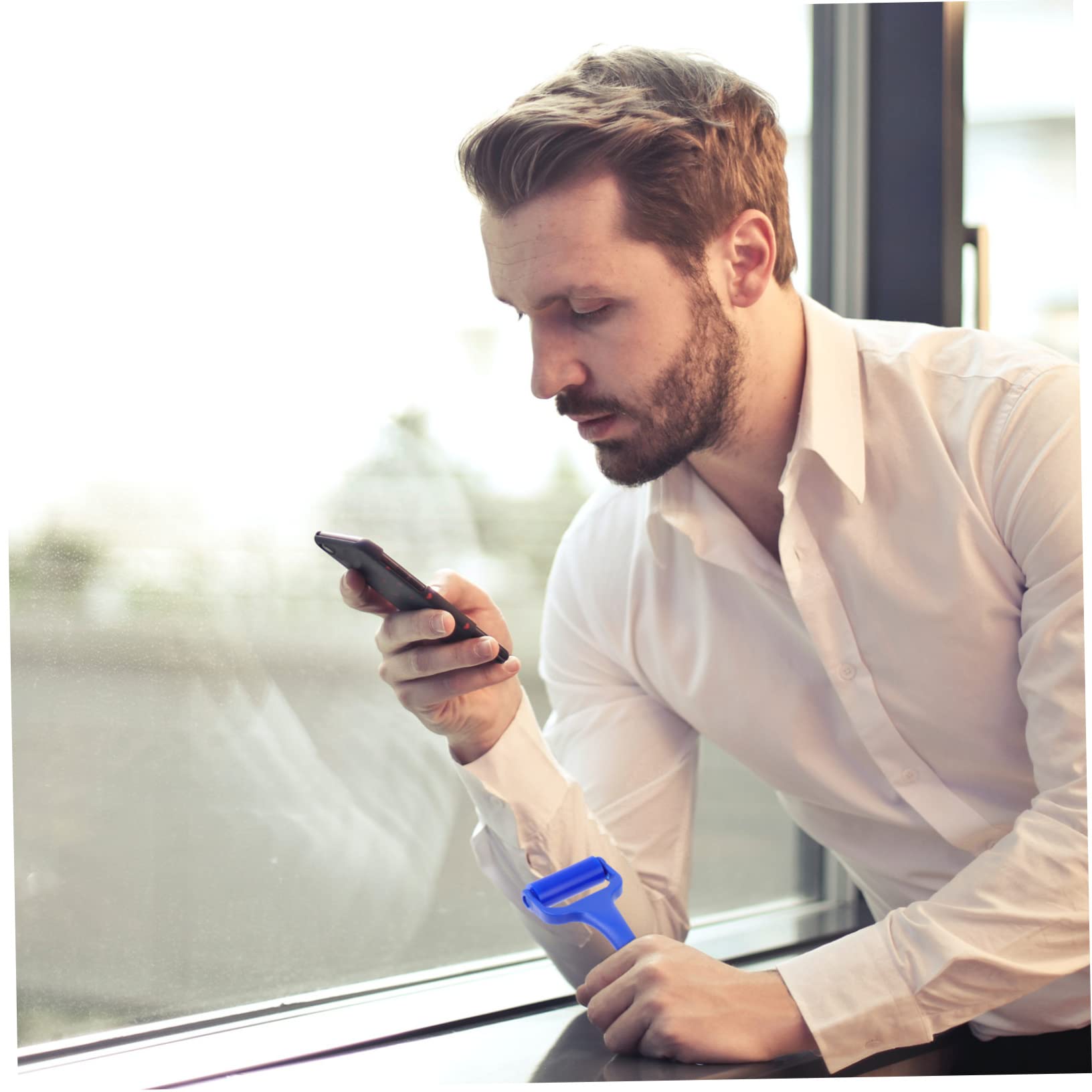 Mikikit 1pc -Static Screen Dust Cleaning Roller for Phones and Lenses Portable Dust Removal Tool for Electronics Cleaning