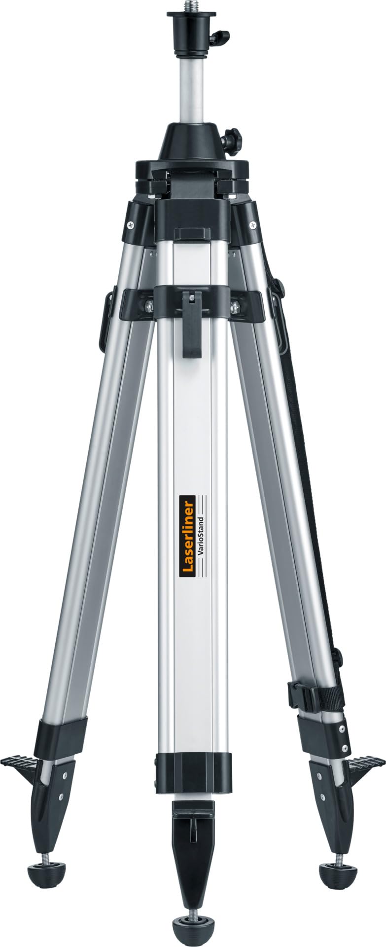 Laserliner VarioStand L - Treppiede da costruzione, 180 cm | Regolabile in altezza con manovella, adattatore da 1/4" e 5/8", robusto, per dispositivi laser, costruzione e misurazione