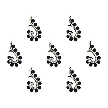 Comet Busters Black Bindi (BIN761)(15mm)