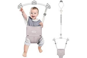 Sturdy Johnny Jumper for Doorway: Adjustable Strap, Soft Seat, Portable