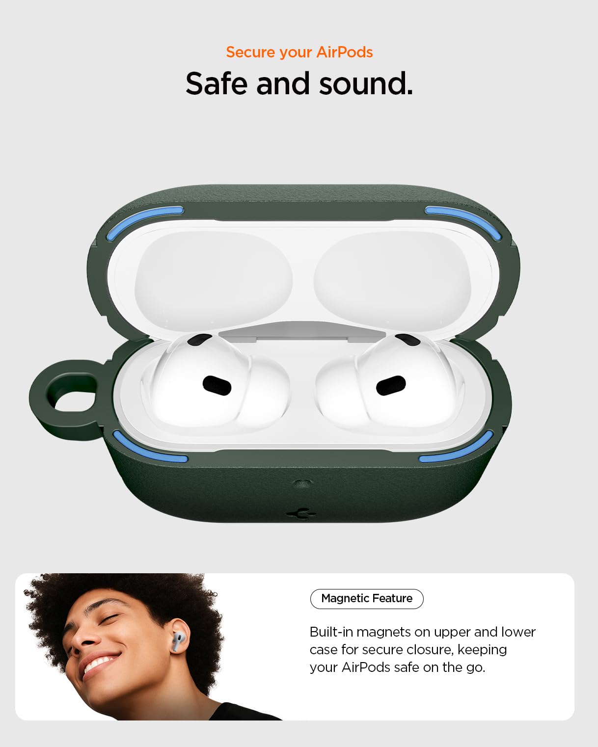 期間限定価格　【極美品】AirPods Pro 3 ＋Spigenケース付き Amazon.com: Spigen for AirPods Pro 3 Case, Rugged Armor Compatible