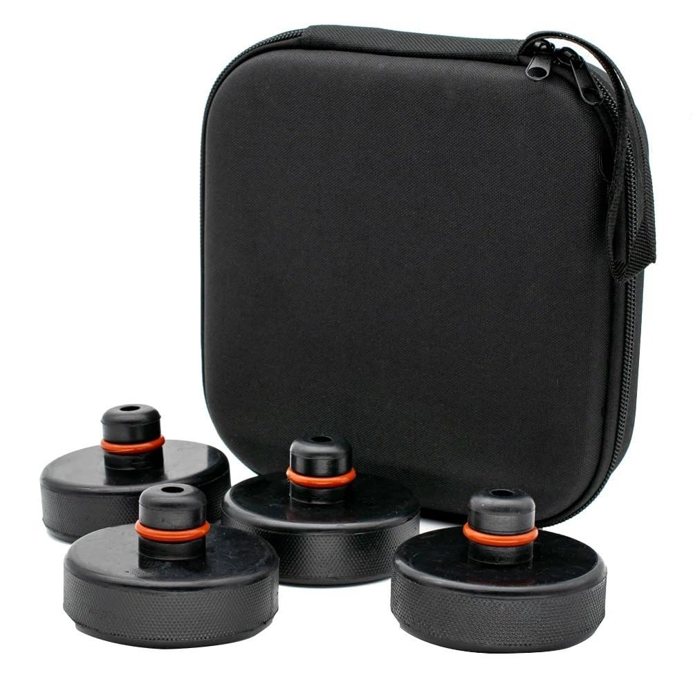 Podnośnik samochodowy Pasuje do modelu 3 Model S Model XY 4 szt. Adapter podkładki Jack guma W/etui do przechowywania narzędzie podnoszenie bezpieczne podnoszenie Heavy Duty(4Pcs No case)