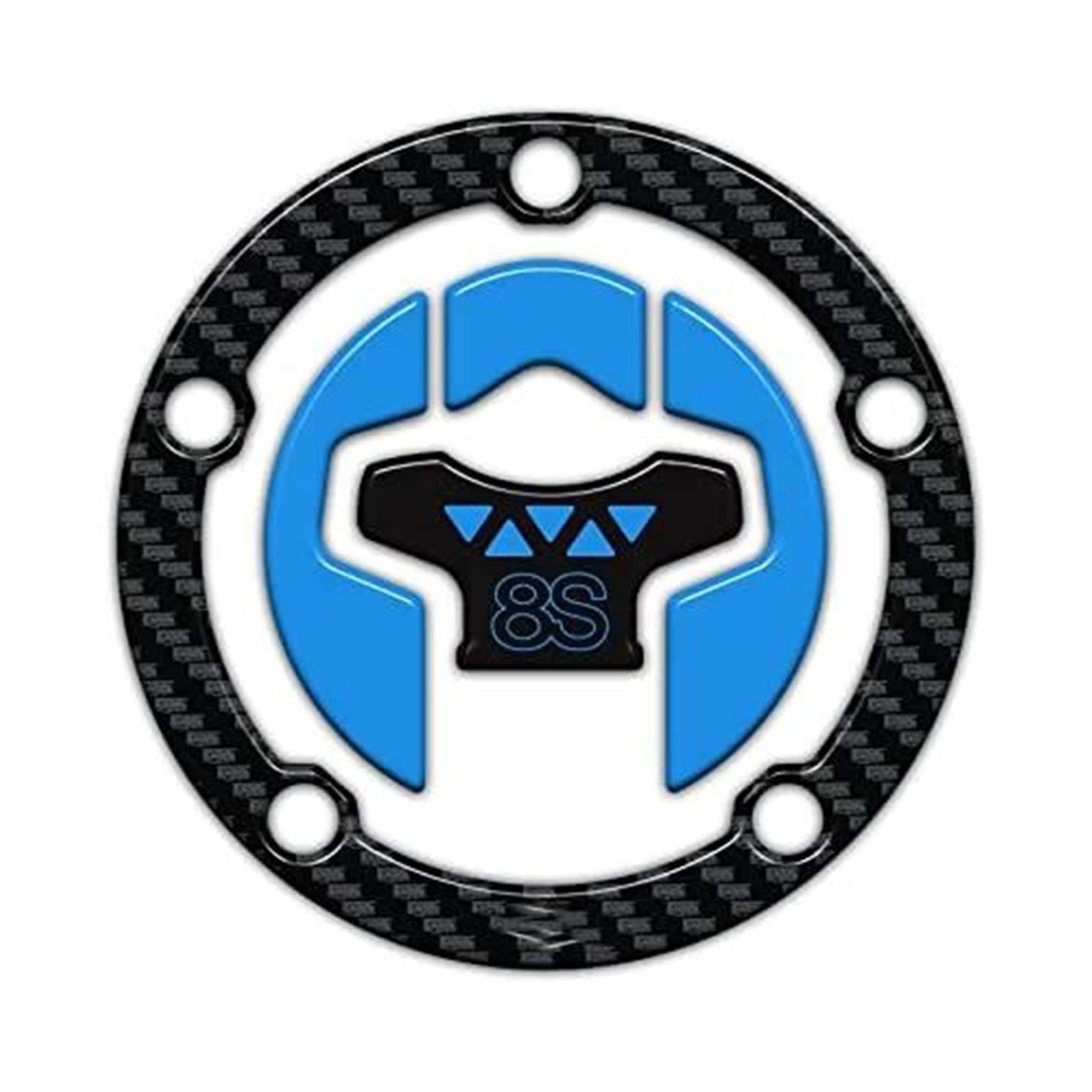 Csspdm Style 1 Motorcycle Accessories Carbon Fiber Fuel Tank Sticker Cap Decal For Suzuki Gsx 8S 2023(Style 1)