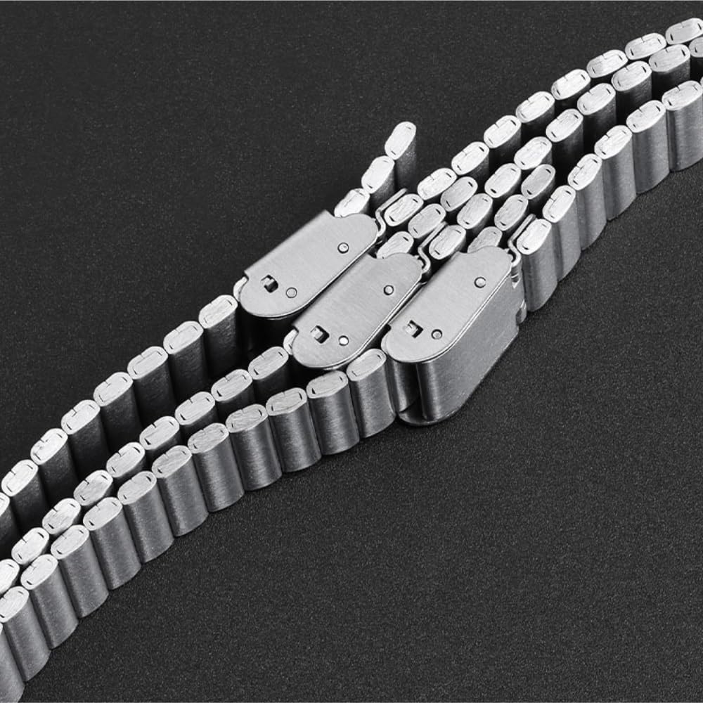 paski do zegarków Pasek uniwersalny 18mm 20mm Pasek ze stali nierdzewnej Ultracienka metalowa bransoletka dla kobiet i mężczyzn