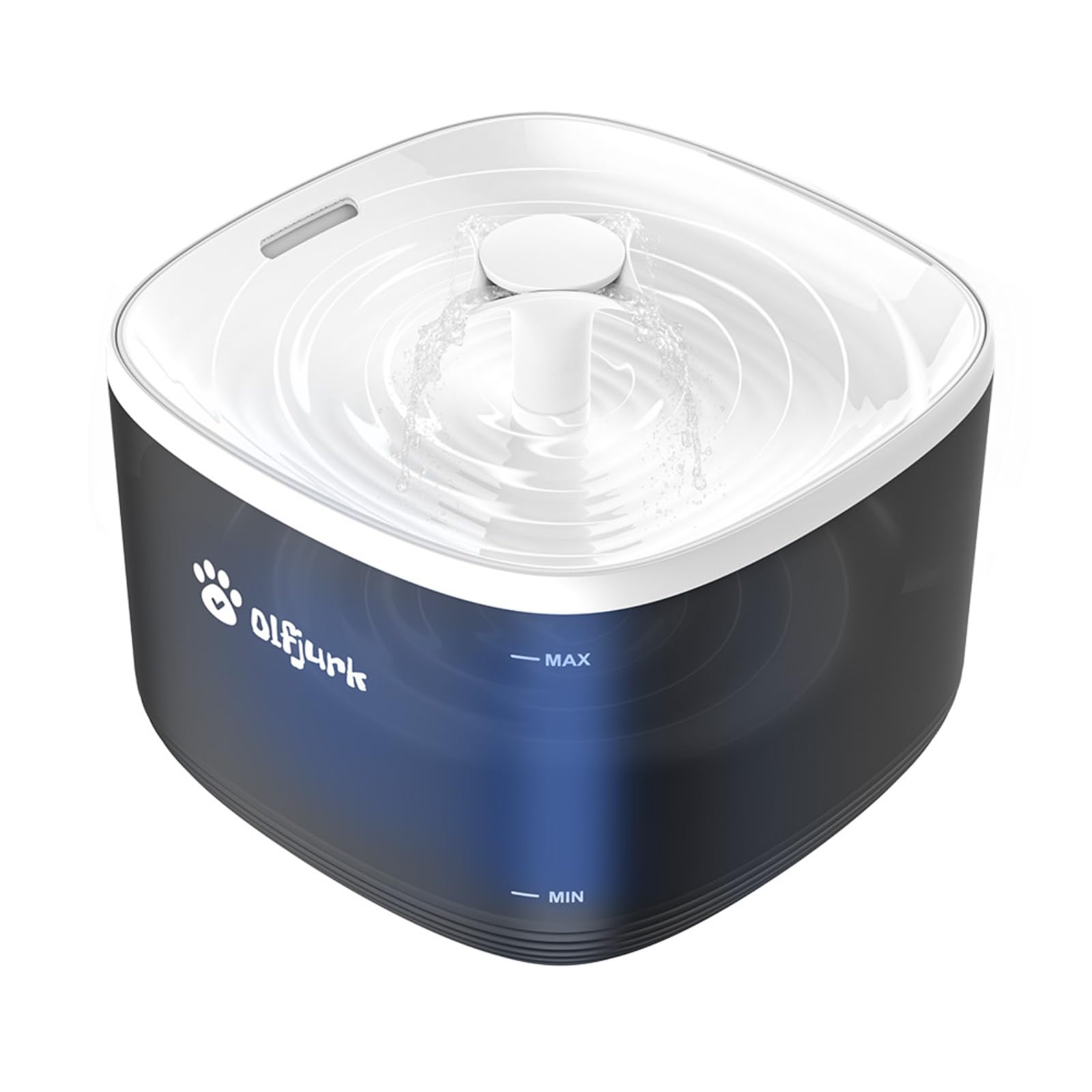 Fontanella per Gatti Automatica, Olfjurk 3L Fontana per Gatti o Animali Domestici, Distributore d'acqua per Cani con Serbatoio d'acqua Staccabile, Facile da Pulire Pet Water Dispenser