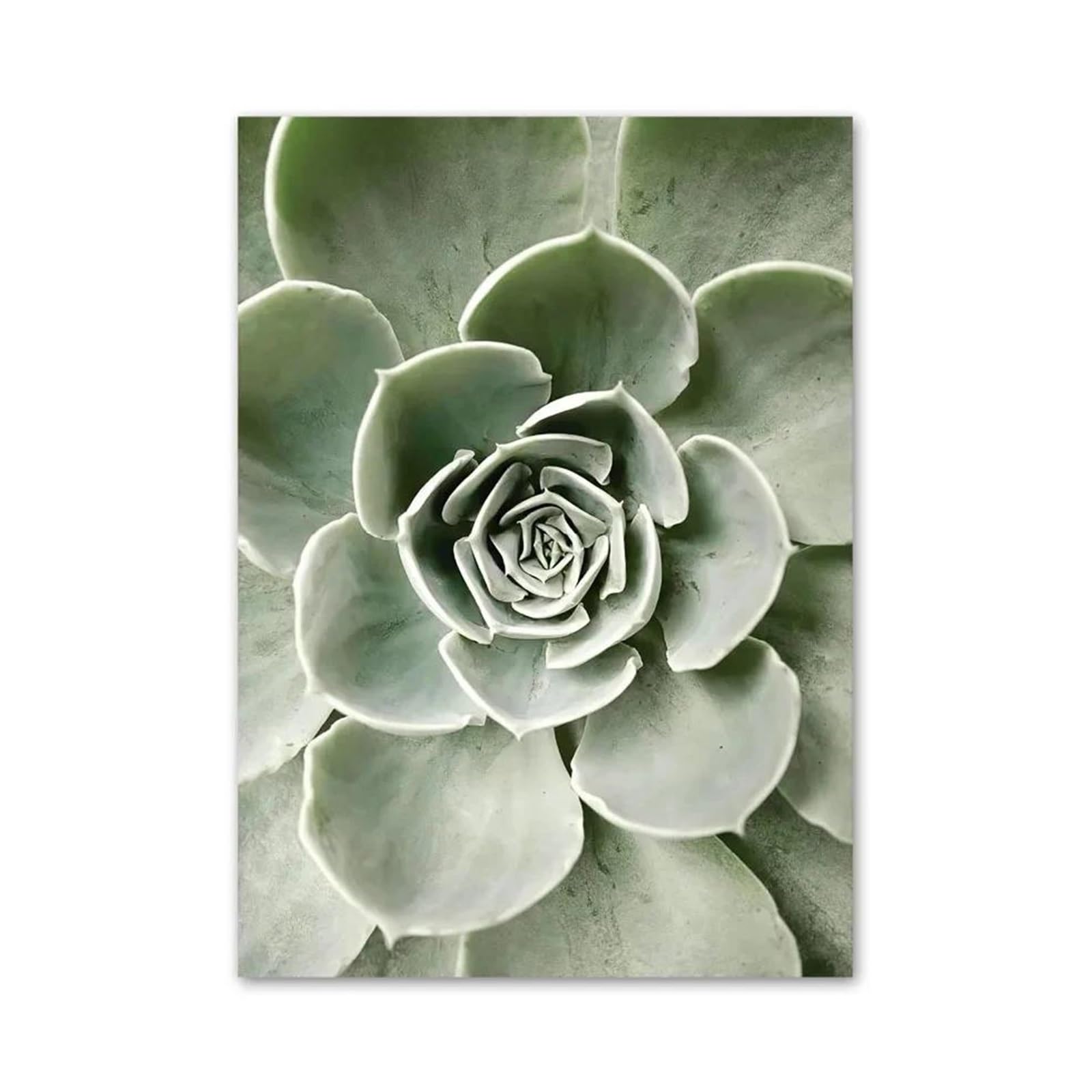 Impression sur toile feuilles vertes pour décoration maison et salon