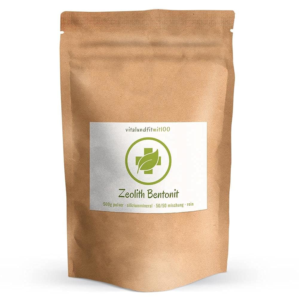 PREISKNALLER: 1 kg (2 x 500 g) Zeolith-Bentonit Mischung (50% Naturzeolith, 50% Bentonit) - ohne den Einsatz von künstlichen Chemikalien und Zusatzstoffen