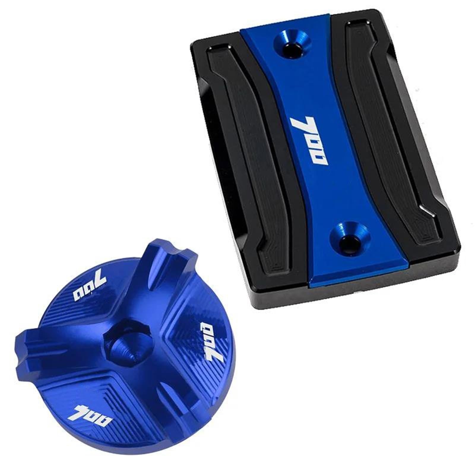Tapa De Depósito Líquido Frenos Delantero Motocicleta, Tapón Llenado Aceite Motor, Tornillo para Tenere700 XT700 2019-2021 Reemplazo | Black Comb
