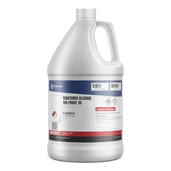 Alliance Chemical Denatured Alcohol 190 Proof 3C - 1 Gallon Industrial Solvent & Rubbing Alcohol Alternative