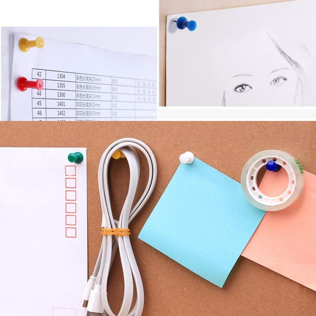 (イエロー) プッシュピンタック サムタック 2000個 標準ピン