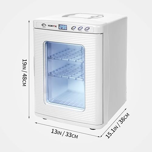 Vista 17 de RYFT Incubadoras para incubar huevos, incubadora portátil de laboratorio científico de reptiles de 25 litros con calefacción y enfriamiento de 41.0