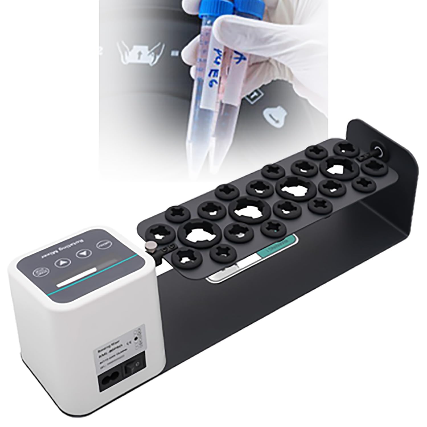 COYEUX Cyfrowy oscylator obrotowy Hybrydowy o długiej osi, obrotowy oscylator hybrydowy, regulowana prędkość od 20 do 80 obr./min, inteligentny panel operacyjny i konstrukcja stopera do laboratorium