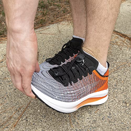 Image of Lock Laces - Elastic No Tie Shoelaces 1 Size Fits All for Kids Adults Tieless Shoe Laces Tennis Shoes Sneakers
