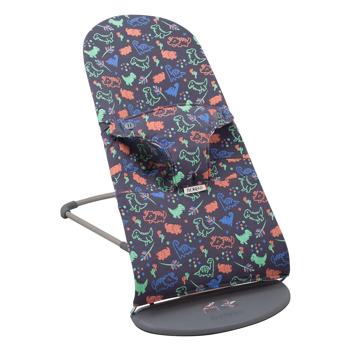 JYOKO KIDS Bezug kompatibel mit Babybjorn Bliss, Balance, Soft (Happy Dino)
