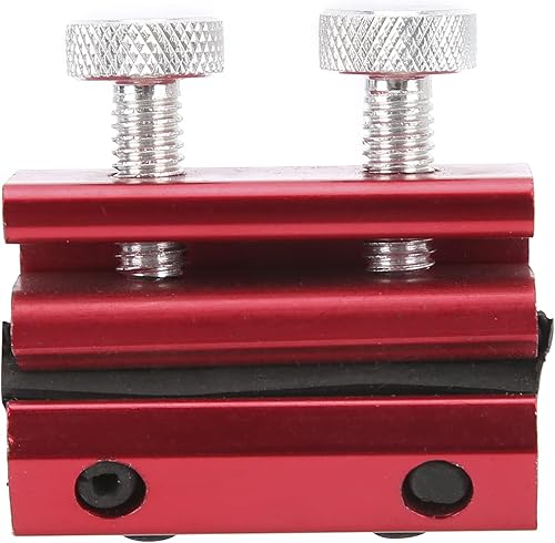 Herramienta lubricante de cable Herramienta de lubricación de cadena para motocicleta ATV Reemplazo de caucho de aluminio (rojo)