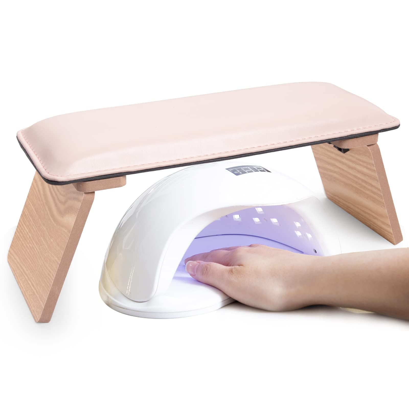 Nail Arm Rest,Professional Microfiber Leather Nail Rest Stand Cushion