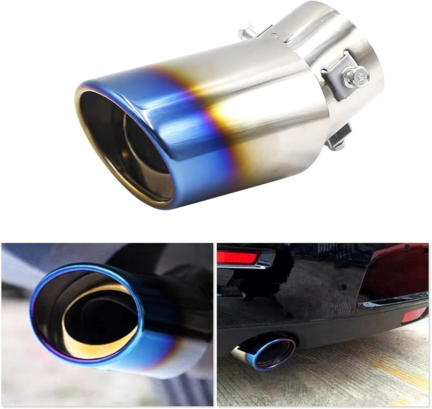 Exhaust Tail Piece Tip For Harley-For Davidson Car Accessories Tail Throat Exhaust Pipe Decoration Car Exhaust Tip