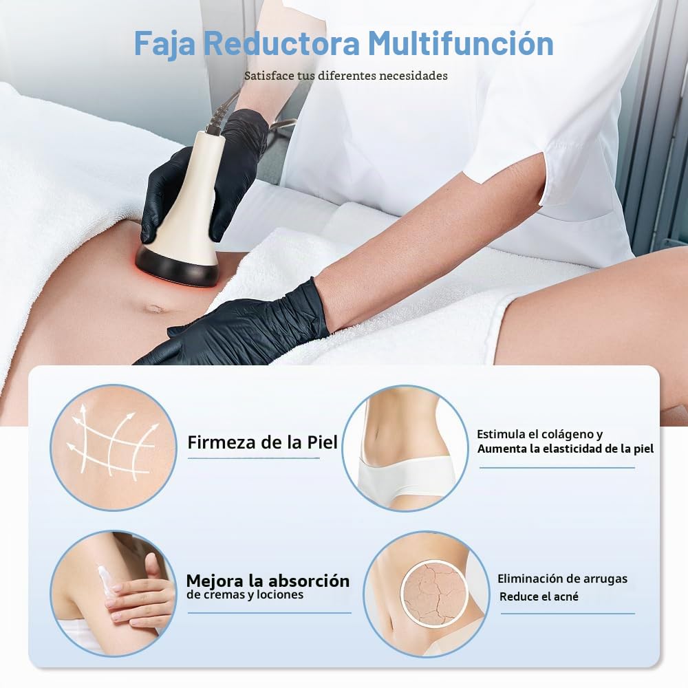 Dispositivo de masaje corporal 3 en 1, máquina de cavitación de 40 K, máquina de radiofrecuencia, equipo de belleza, masajeador adelgazante facial