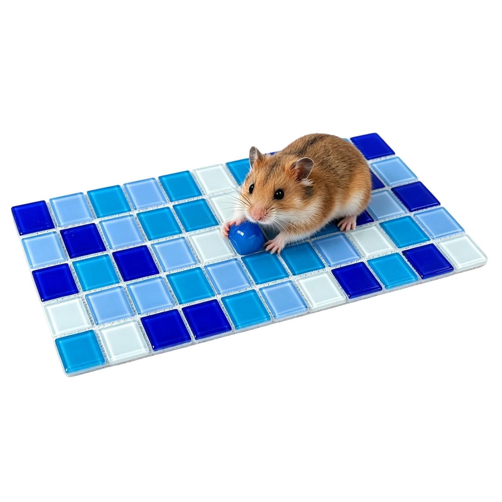 Kühlmatte für Kaninchen, kratzfestes -Schlafkissen, kühlendes Hamsterbett, für Igel, Mäuse, Chinchillas, Frettchen, Eichhörnchen