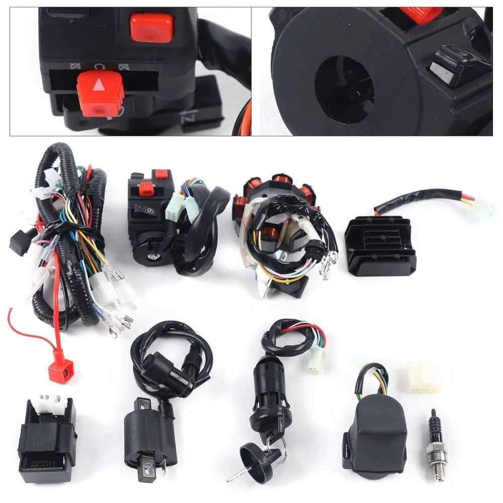 Motor kabelbaum Für ATV QUAD 150-250 300CC Motorrad Vollelektrischer Kabelbaum Diesel Motorkabelbaum