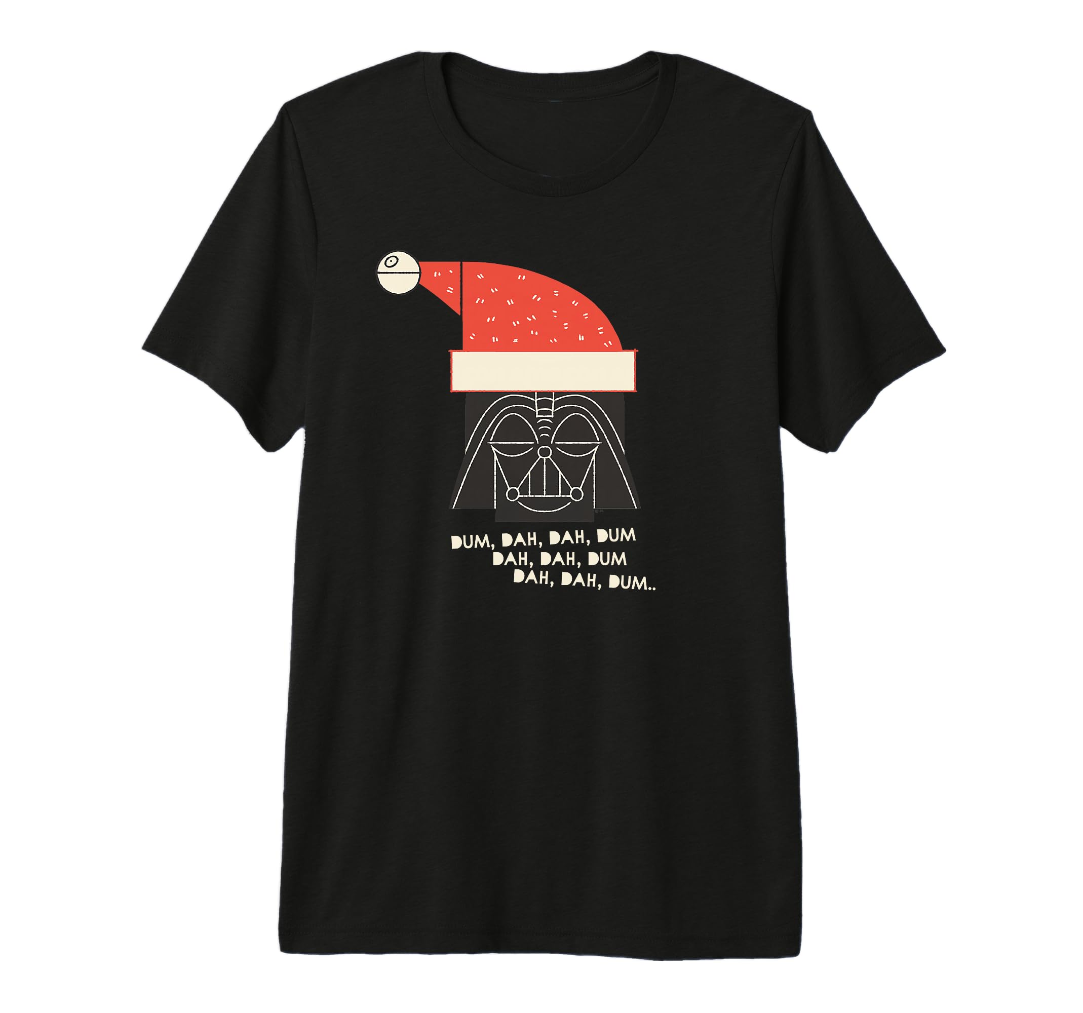 T-shirt Star Wars imprimé premium Darth Vader bonnet de Noël - 2